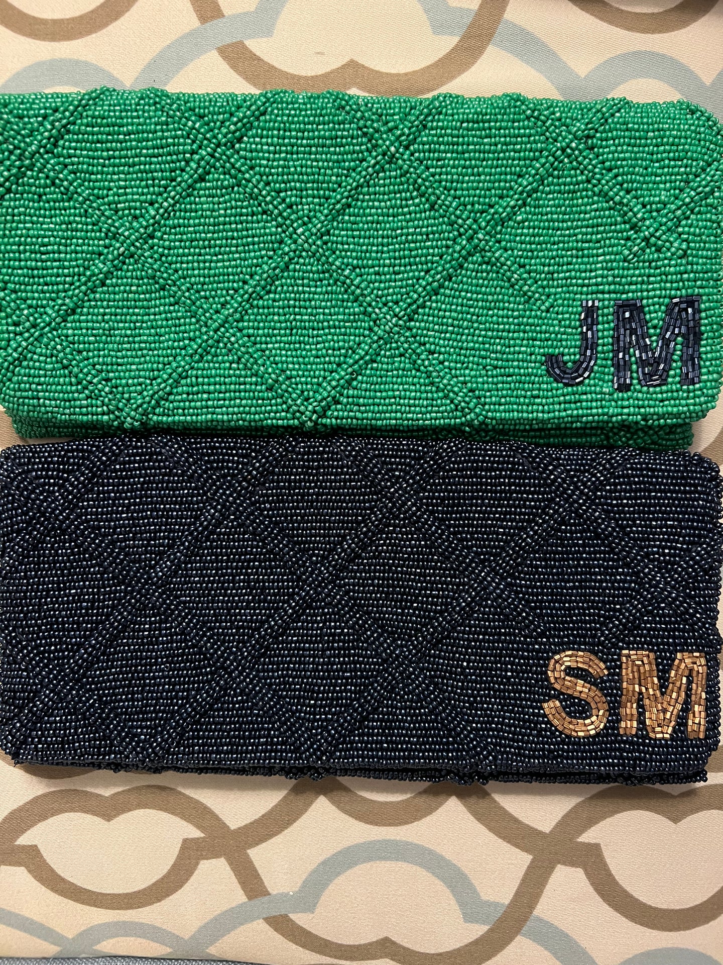 Beaded Fold over Crisscross